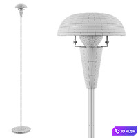 Tiny floor lamp by Fermliving 3D Model Corona