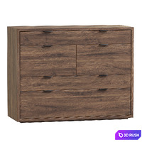 Senson Solid walnut chest of drawers 3D Model Corona