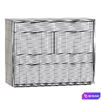 Senson Solid walnut chest of drawers 3D Model Corona