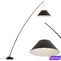 Junco Floor lamp By Lighthouse Lighting 3D Model Vray, Corona