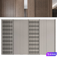 Wall panels | set 299 3D Model Corona