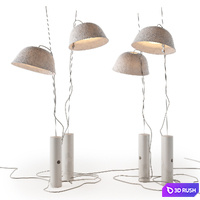 Molo Capello table lamp 3D Model Corona
