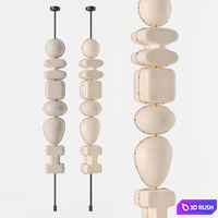 Lantern Stack Lamp by Anna Karlin 3D Model Corona