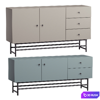 Pedestals SHELBI 3D Model Corona