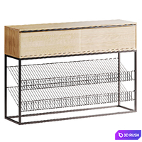 Shoe rack MEBELSON Craft 2 3D Model Corona
