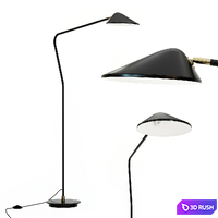 Floor lamp Grosse Leselampe Neron 3D Model Corona