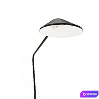 Floor lamp Grosse Leselampe Neron 3D Model Corona