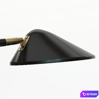 Floor lamp Grosse Leselampe Neron 3D Model Corona