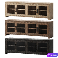 Restoration Hardware - Davos Media Console 3D Model Vray, Corona