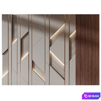 Wall panels | 252 3D Model Vray