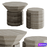 Coffee table "Super radius" CT02-03 by NW.Bureau 3D Model Corona