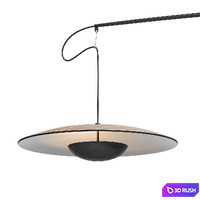 Ginger LED Arc Floor Lamp 3D Model Vray, Corona