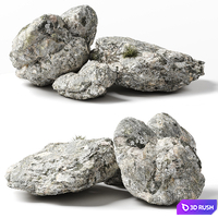 Landscape stones Rock Pack 9 3D Model Corona