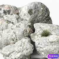 Landscape stones Rock Pack 9 3D Model Corona