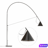 Floor lamp Scenery of Light diameter 19 3D Model Corona