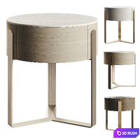 Capital Collection AUREA Bedside Table 3D Model Vray, Corona