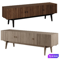 TV stand Chelsea from Puzzlemebel 3D Model Corona