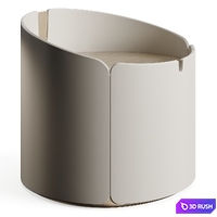 Capital Collection SUITE Bedside Table 3D Model Vray, Corona