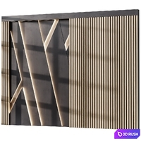 Wall panel 34 3D Model Corona