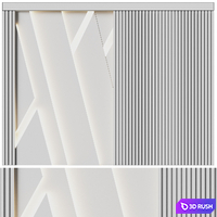 Wall panel 34 3D Model Corona
