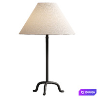 Lampe De Bureau Base Trepied 3D Model Corona