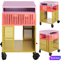 TESAMMANS Storage cabinet on wheels 3D Model Vray, Corona