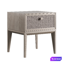 Bedside table Tie with one drawer by DANTONE HOME 3D Model Corona