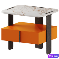 Trio Nightstand By Carpanese Home 3D Model Corona