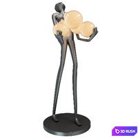 Lampatron Floor lamp ANGEL (Corona_2016) 3D Model Vray, Corona