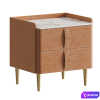 Flavia bedside table 3D Model Vray, Corona