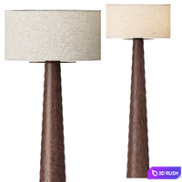 CB2 Eastside Acacia Wood Floor Lamp 3D Model Vray, Corona