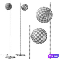 Cantona Decorative Nova Luce Floor Lamp 3D Model Vray, Corona