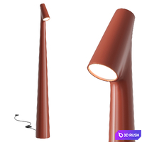Africa Floor Lamp 3D Model Vray, Corona