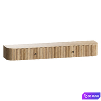 Ellington Nelle Wall Hanging Console West Elm 3D Model Vray, Corona