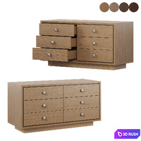 Dresser Davis L by Porublev 3D Model Corona