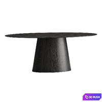 Beth Oval Dining Table 3D Model Corona
