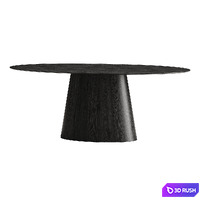 Beth Oval Dining Table 3D Model Corona