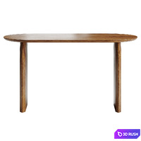 Oval Desk Meeting 3D Model Corona