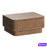 Rina nightstand West Elm 3D Model Vray, Corona