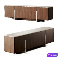 Roche Bobois Palatine Sideboard 3D Model Vray, Corona