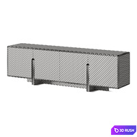 Roche Bobois Palatine Sideboard 3D Model Vray, Corona