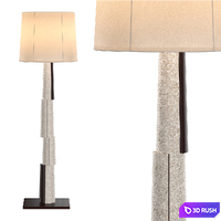 Serac Floor Lamp 3D Model Vray, Corona