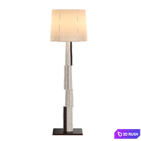 Serac Floor Lamp 3D Model Vray, Corona
