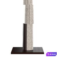 Serac Floor Lamp 3D Model Vray, Corona