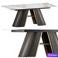 Dining table Seltic 3D Model Corona
