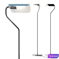 Hay Apex Floor Lamp 3D Model Vray, Corona