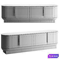 Visionnaire | Siona Sideboard 3D Model Vray, Corona