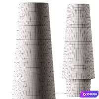 Vondom Ulm Outdoor Floor Lamp 3D Model Corona