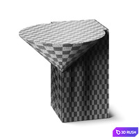 Venice Rock Coffee Table 3D Model Vray, Corona