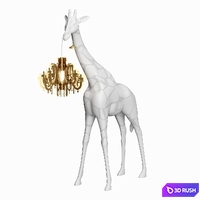 Qeeboo Giraffe in Love XS 3D Model Corona